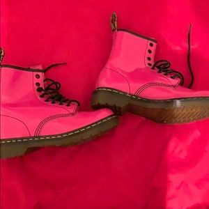 Hot pink Dr. Martens